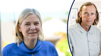 Socialdemokraterna, det är hon. Foto: Henrik Montgomery / TT