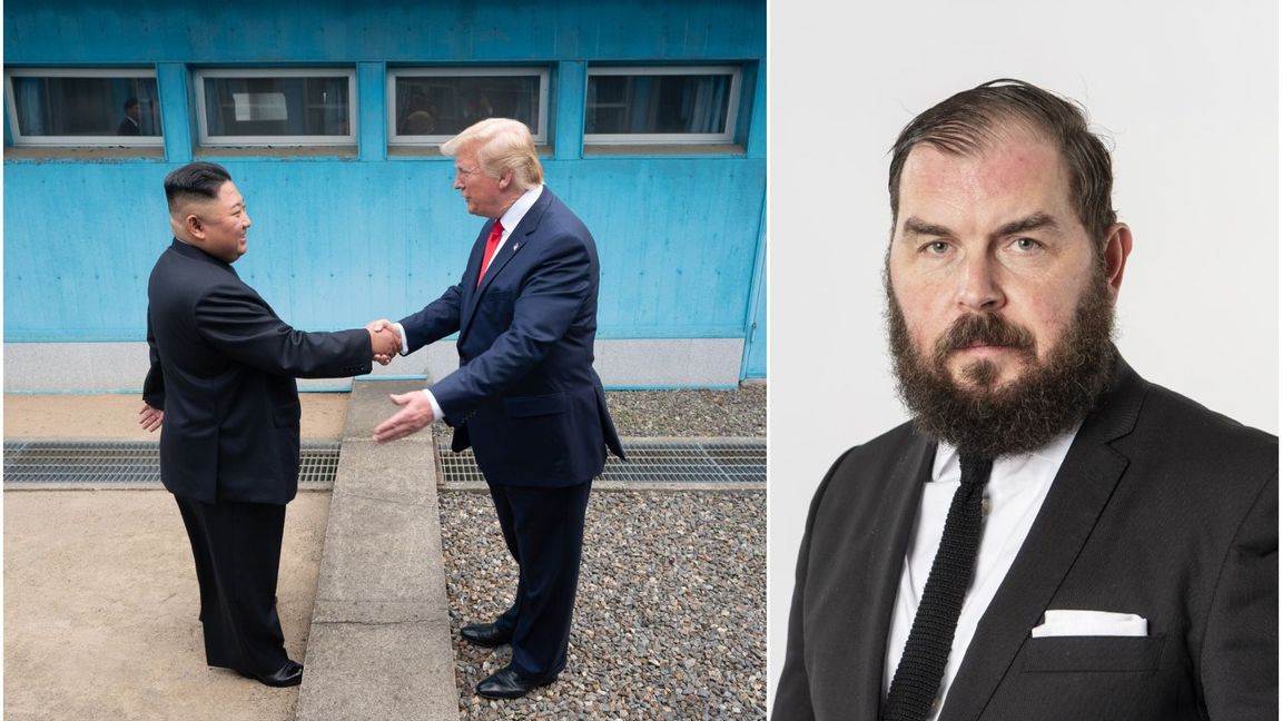 Alexander Axén menar att Donald Trump avslutade krig under sin första mandatperiod. Foto: Public Domain/Wikimedia Commons/Warner Bros Discovery