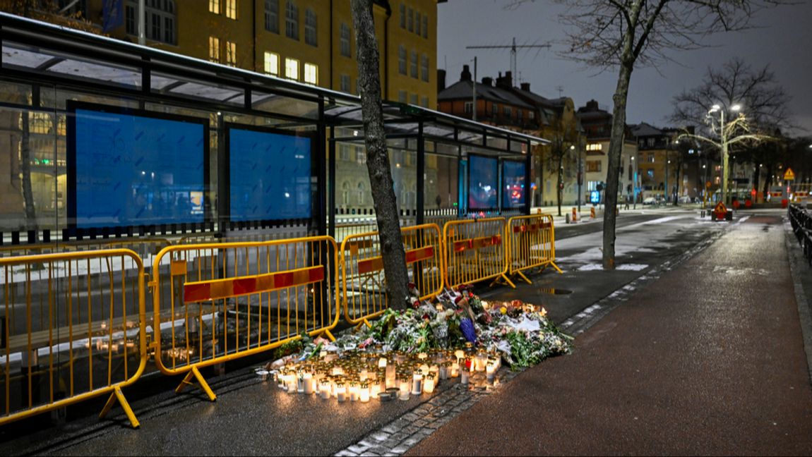 Tre personer omkom vid bussolyckan på Valhallavägen i Stockholm. Arkivbild. Foto: Pontus Lundahl/TT