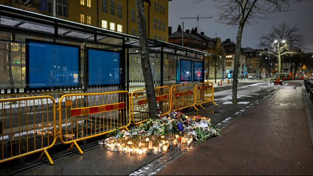 Tre personer omkom vid bussolyckan på Valhallavägen i Stockholm. Arkivbild. Foto: Pontus Lundahl/TT