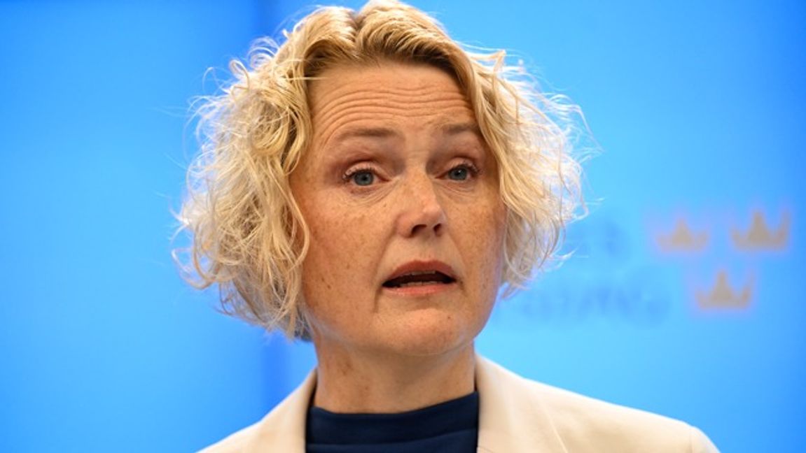 Anna-Karin Hatt avgår mindre än ett halvår efter det att hon valdes till Centerns partiledare. Fredrik Sandberg/TT