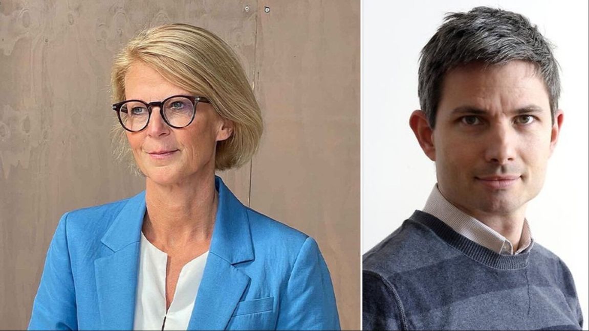 Elisabeth Svantesson och Daniel Waldenström. Foto: Obis/CC BY 4.0. Uppsala universitet