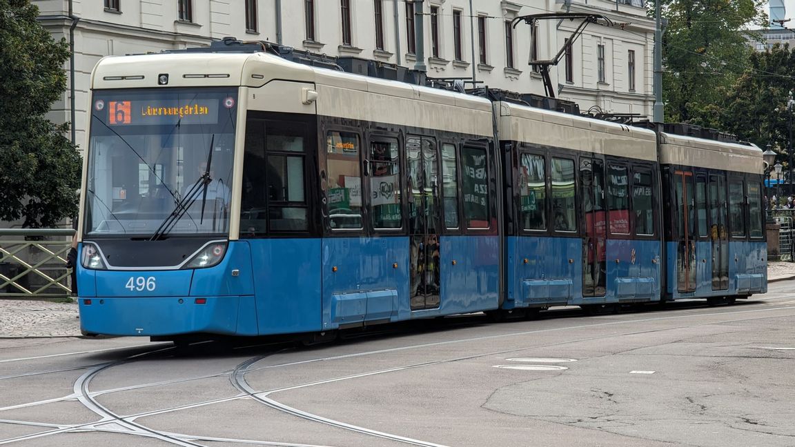Spårvagn i Göteborg. Genrebild. Foto: AleWi/CC BY-SA 4.0