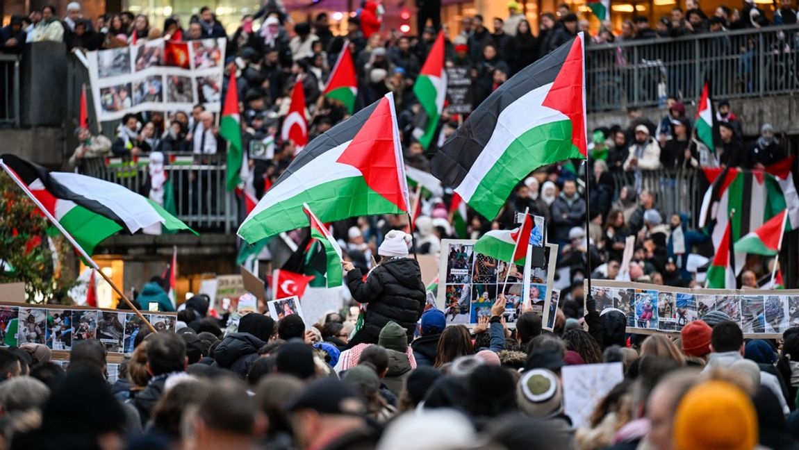 Att demonstranterna var många var viktigt, men vad de sa försvann ur rapporteringen. Foto: Pontus Lundahl/TT