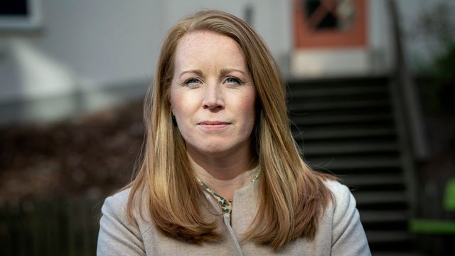 Centerledaren Annie Lööf. Foto: Malin Hoelstad, SvD/TT.