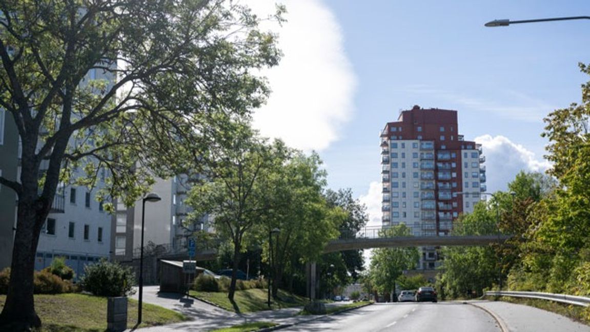 Område i Hässelby. Detta är en genrebild. Foto: Fredrik Sandberg/TT
