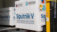 Frankrikes president Emmanuel Macron varnar för att Ryssland och Kina kan avancera globalt genom att dosera vaccin till utvecklingsländer. Foto: Andrea Costa.