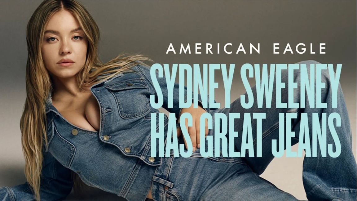 Reklamen som fick debattörerna att rasa. Foto: American Eagle