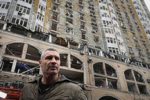 Kievs borgmästare Vitalij Klytjko. Bilden togs i december. Foto: Efrem Lukatsky/AP/TT