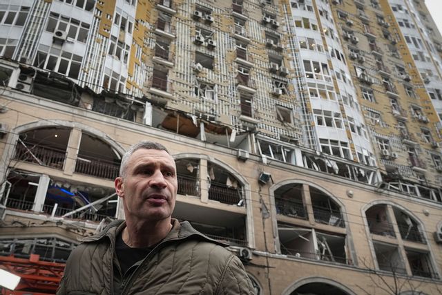 Kievs borgmästare Vitalij Klytjko. Bilden togs i december. Foto: Efrem Lukatsky/AP/TT