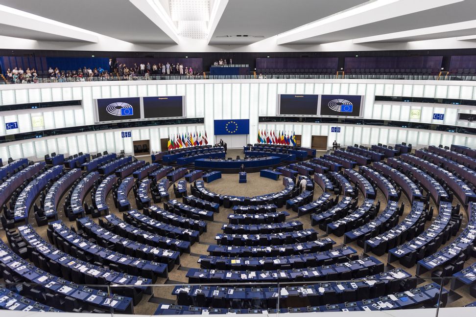 EU-parlamentet i Strasbourg. Arkivfoto. Caisa Rasmussen/TT