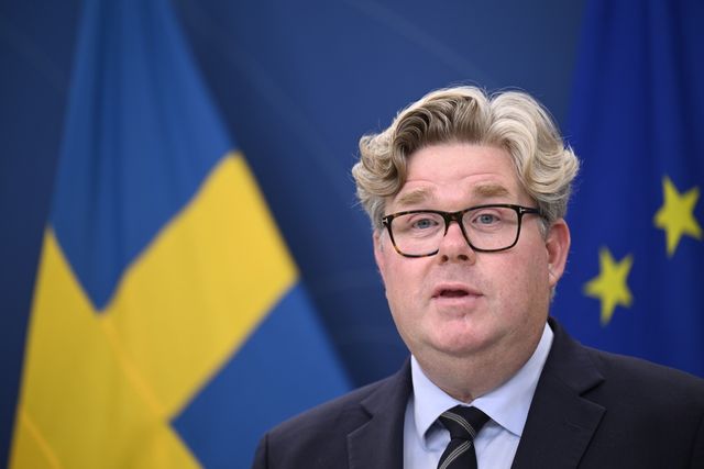 Justitieminister Gunnar Strömmer (M). Arkivbild. Foto: Pontus Lundahl/TT