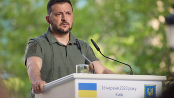 Ukrainas president Volodymyr Zelenskyj. Foto: Ukrainian Presidential Press Office/AP/TT