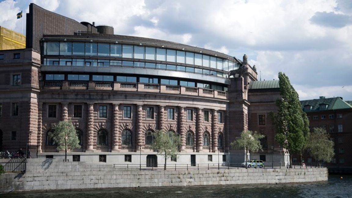 Sveriges riksdagshus. Foto: Henrik Montgomery/TT