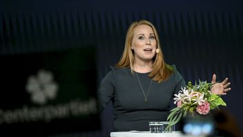 Annie Lööf avgår. Foto: Anders Wiklund/TT