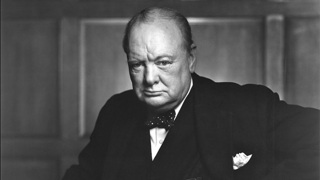 Winston Churchill Foto: Yousuf Karsh, Wikipedia Commons.