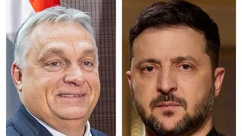Fotokollage: Ungerns premiärminister Viktor Orbán och Ukrainas president Volodymyr Zelenskyj. Foto: Bor Slana/ST, 2022 och Ukrainas presidentkansli 2025 (public domain)