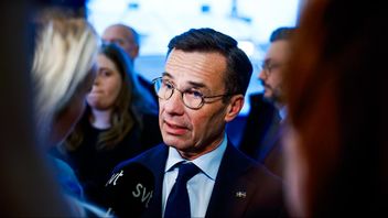 Partiledaren Ulf Kristersson har pressats hårt internt om sitt stöd för den nya könstillhörighetslagen. Men det finns också starka krafter inom M för att den ska bli verklighet. Foto: Christine Olsson/TT