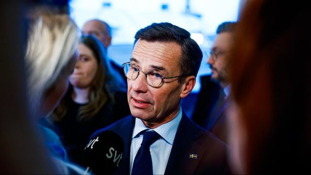 Partiledaren Ulf Kristersson har pressats hårt internt om sitt stöd för den nya könstillhörighetslagen. Men det finns också starka krafter inom M för att den ska bli verklighet. Foto: Christine Olsson/TT