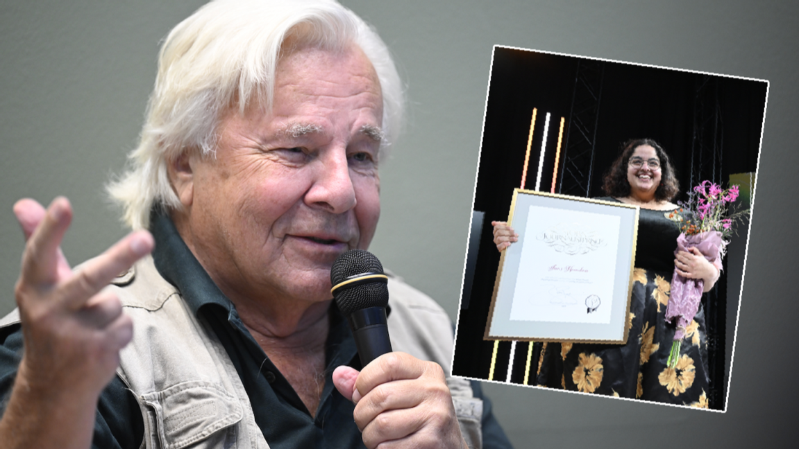 Jan Guillou sågas av flera journalister efter att ha stämplat prisbelönade reportern Inas Hamdan som ”muslimjägare” i en krönika i Aftonbladet. Foto: Fredrik Sandberg/Jessica Gow/TT