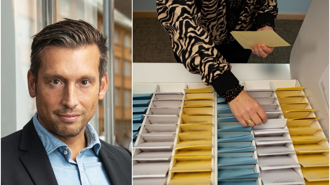 Daniel Sonesson (MED) kan varken bekräfta eller dementera om de har planer på en valteknisk samverkan med något av riksdagspartierna. Foto: Medborgerlig Samling/Fialotta Bratt/Valmyndigheten