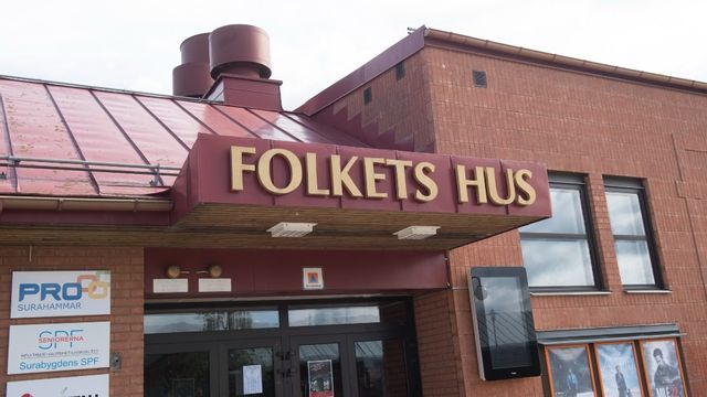 Folkets Hus i Surahammar. Arkivbild. Foto: Fredrik Sandberg/TT.