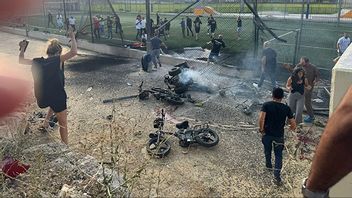 Efter attacken i Majdal Shams. Bild: AP Photo/Hassan Shams