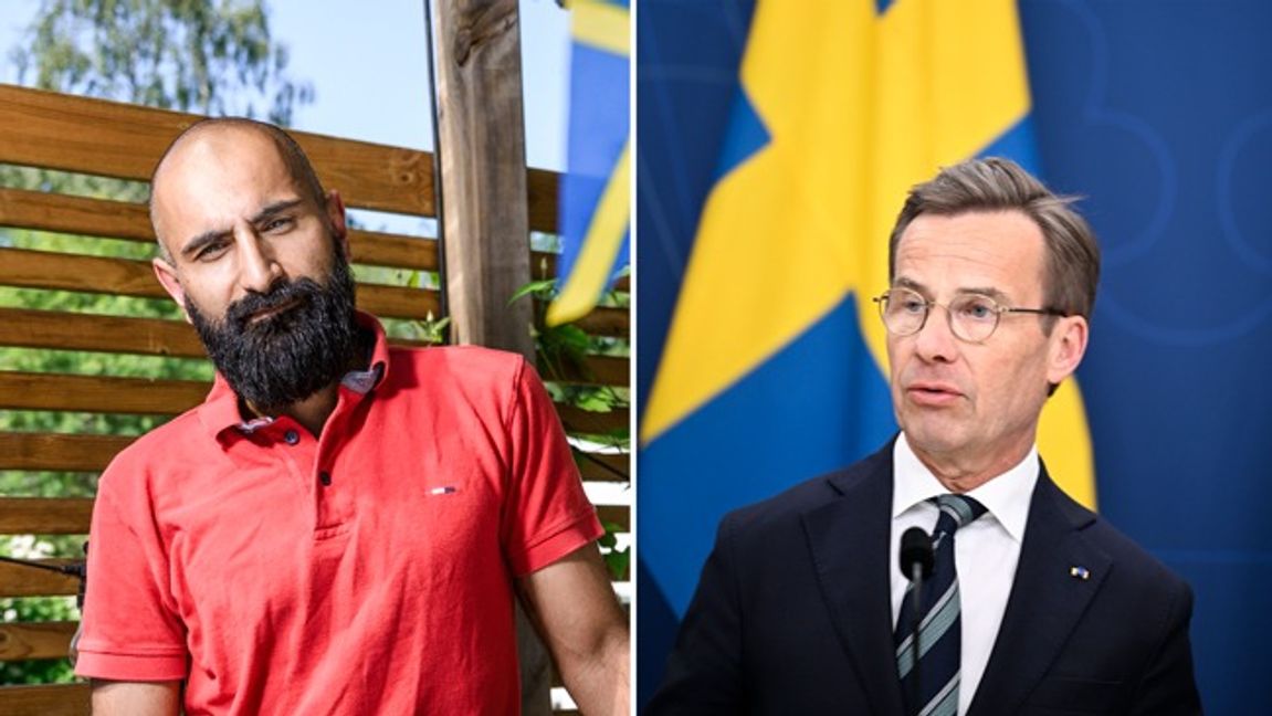 Hanif Bali ger en varning om att Moderaterna behöver ta ”fighten” med Socialdemokraterna om svenskhet. Foto:  Ari Luostarinen / SvD / Pontus Lundahl / TT