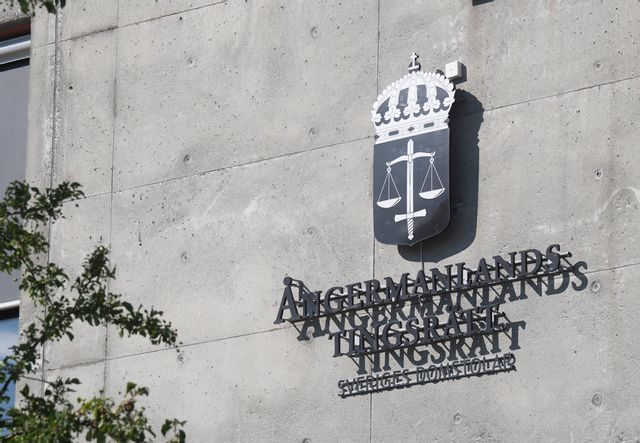 Åtalet väcktes vid Ångermanlands tingsrätt i Örnsköldsvik under måndagen. Foto: Fredrik Sandberg/TT