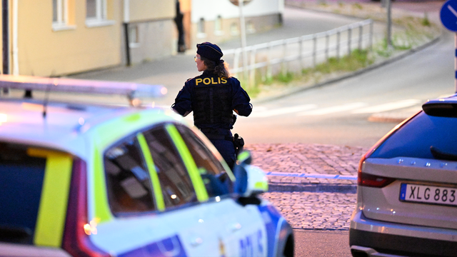 Misstänkt mord i Skellefteå. Foto: Johan Nilsson/TT