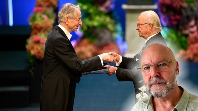 Geoffrey Hinton fick nobelpriset i fysik år 2024 – eller genererades denna bild av ChatGPT? Foto: Pontus Lundahl/TT