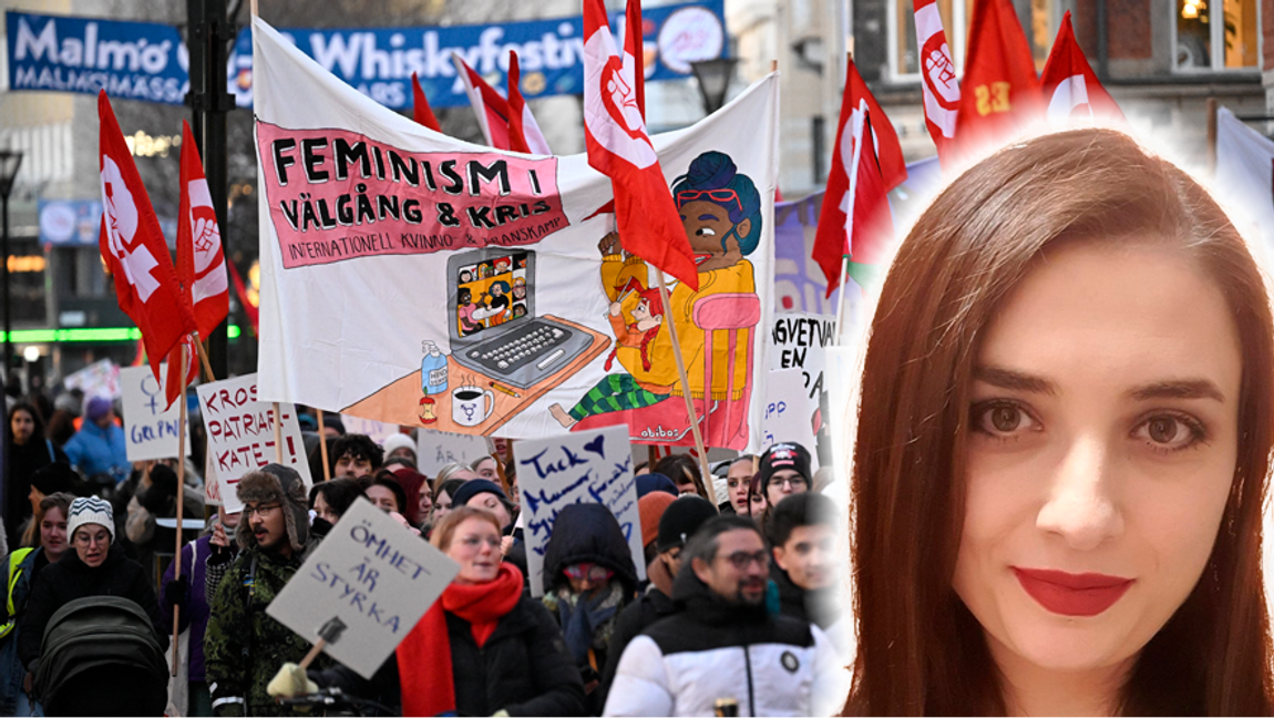 Inte många Davidsstjärnor här inte. Foto: Johan Nilsson/TT