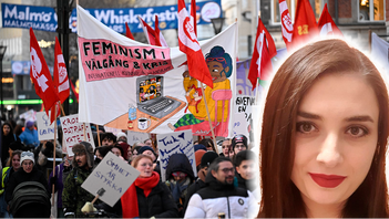 Inte många Davidsstjärnor här inte. Foto: Johan Nilsson/TT