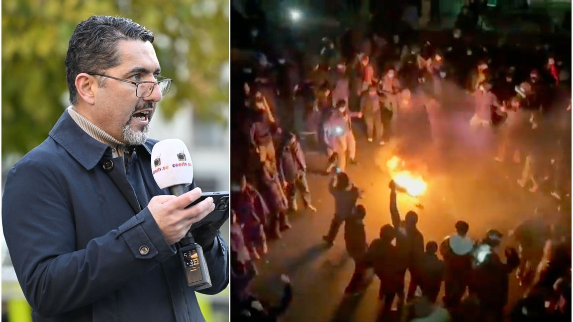 Nima Rostami tror regimen kan falla. Foto: Henrik Montgomery/TT/AP/TT