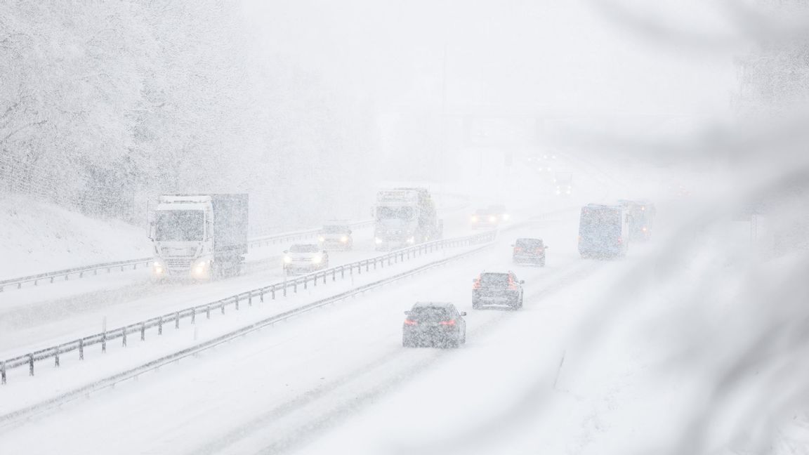 Genrebild. SMHI utfärdar en röd varning i delar av Ångermanland. Intensiva snöbyar väntas. Foto: Adam Ihse/TT