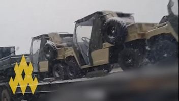 Kinesiska fordon. Foto: Telegram