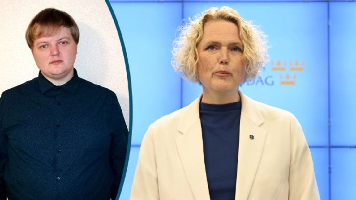 Anna-Karin Hatt (C). Foto: Fredrik Sandberg/TT. 