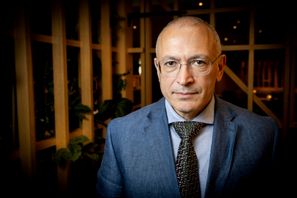 Den ryske affärsmannen Michail Chodorkovskij, en av Putinregimens mest framstående kritiker, på en bild tagen under ett Sverigebesök i juni. Joakim Ståhl/SvD/TT