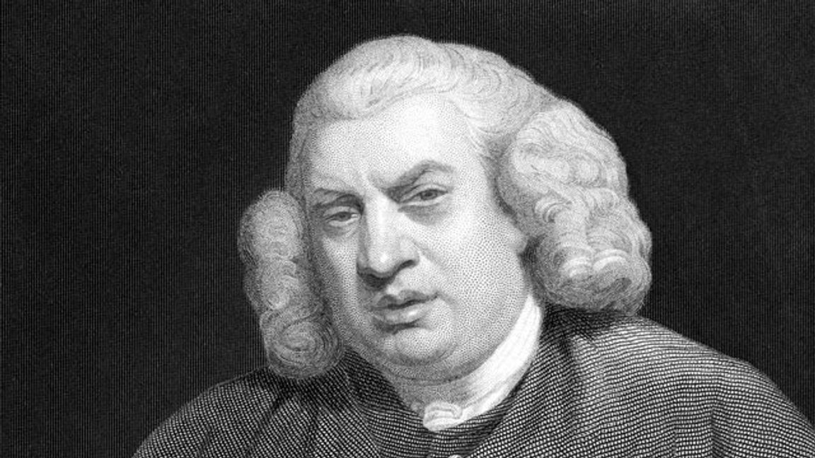 Dr Samuel Johnson. Foto: WikiCommons/ Public Domain