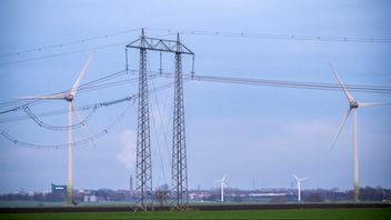 Vindkraftverk och kraftledningar i Sverige. Prisskillnaderna mellan elområdena beror på obalans mellan produktion och efterfrågan i olika delar av landet. Foto: Johan Nilsson/TT.