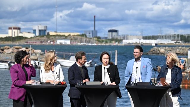 Kompetensbristen hotar Sveriges kärnkraftssatsning. Vattenfall har nyligen presenterat planer på nya SMR-reaktorer. Foto: Hanna Brunlöf/TT. 
