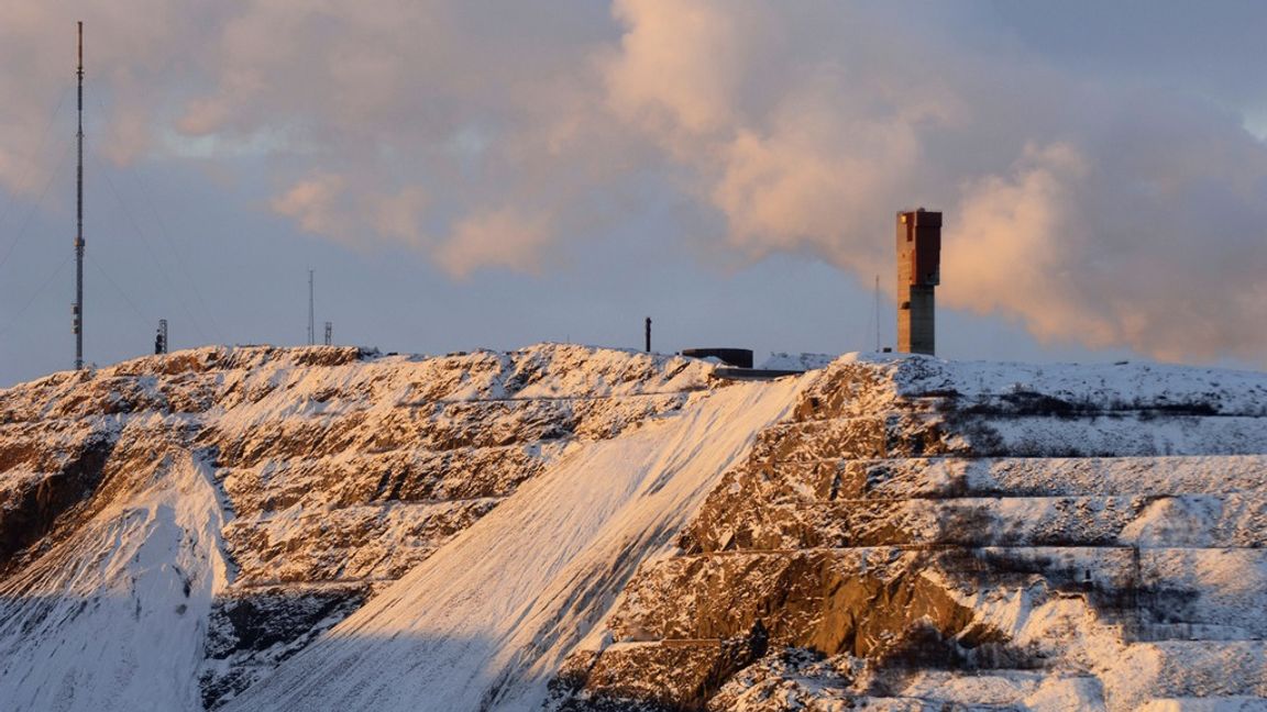 En gruva för brytning av järnmalm.
Foto: LARS PEHRSON / SvD / TT