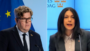 Gunnar Strömmer (M) och Teresa Carvalho (S). Faksimil: DHSgov, Public domain, via Wikimedia Commons