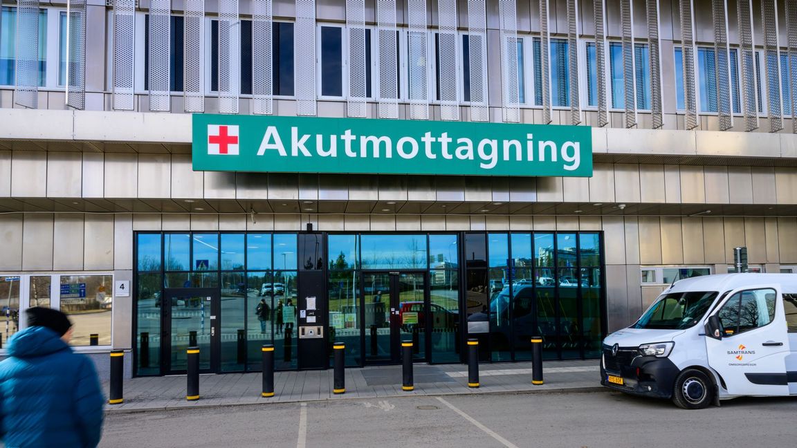 Akutmottagningen. Genrebilder på Danderyds sjukhus Foto: Magnus Lejhall / TT