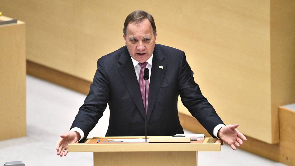 Lösningen på Sveriges problem är "mer av socialdemokratisk politik", menar statsminister Stefan Löfven (S). Foto: Claudio Bresciani, TT.