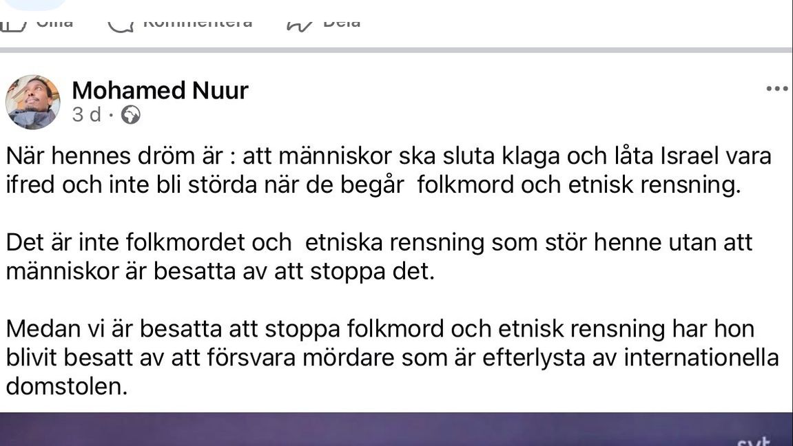 Nuur är framstående lokalpolitiker för V. Foto: Facebook