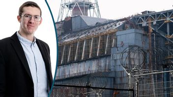 Sarkofagen över reaktor 4 i Tjernobyl. Foto: Henrik Montgomery/TT