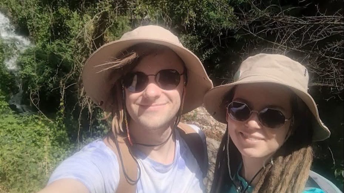 De ryska tältarna har Semjon Rusanov och Tatjana Milenina har släppts på fri fot. Foto: Skärmdump facebook
