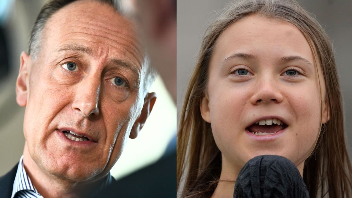 Svenskt Näringslivs vd Jan-Olof Jacke är imponerad av klimataktivisten Greta Thunberg. Foto: Claudio Bresciani TT/Michael Sohn AP