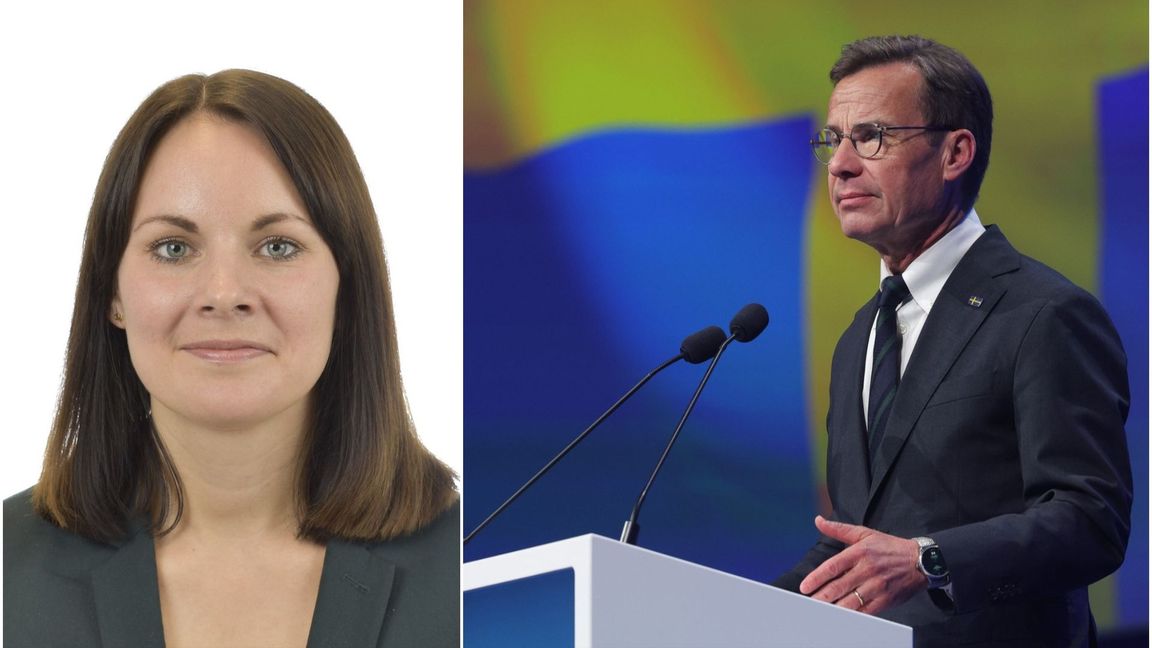 Isabell Mixter (V) och Ulf Kristersson (M). Foto: Riksdagen/CC BY 2.0/Wikimedia Commons